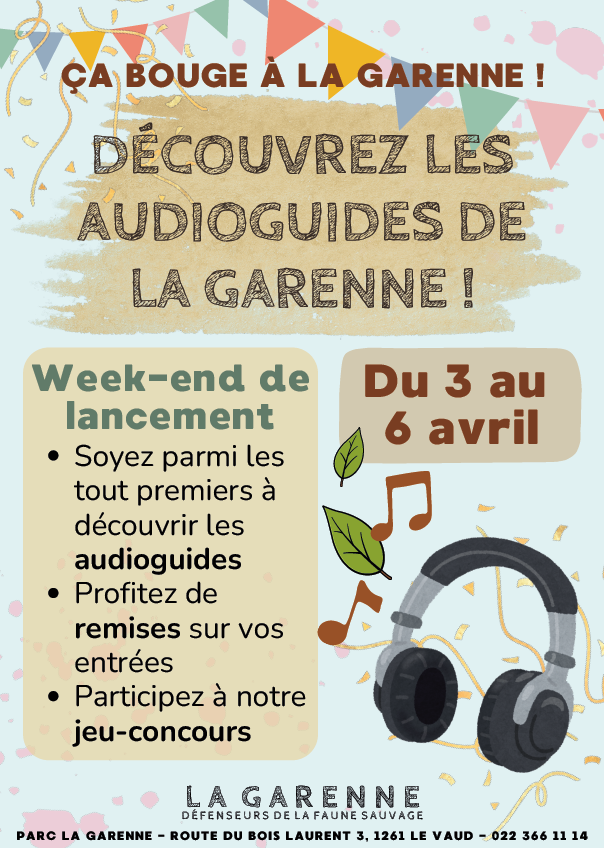 Lancement des nouveaux audioguides de La Garenne