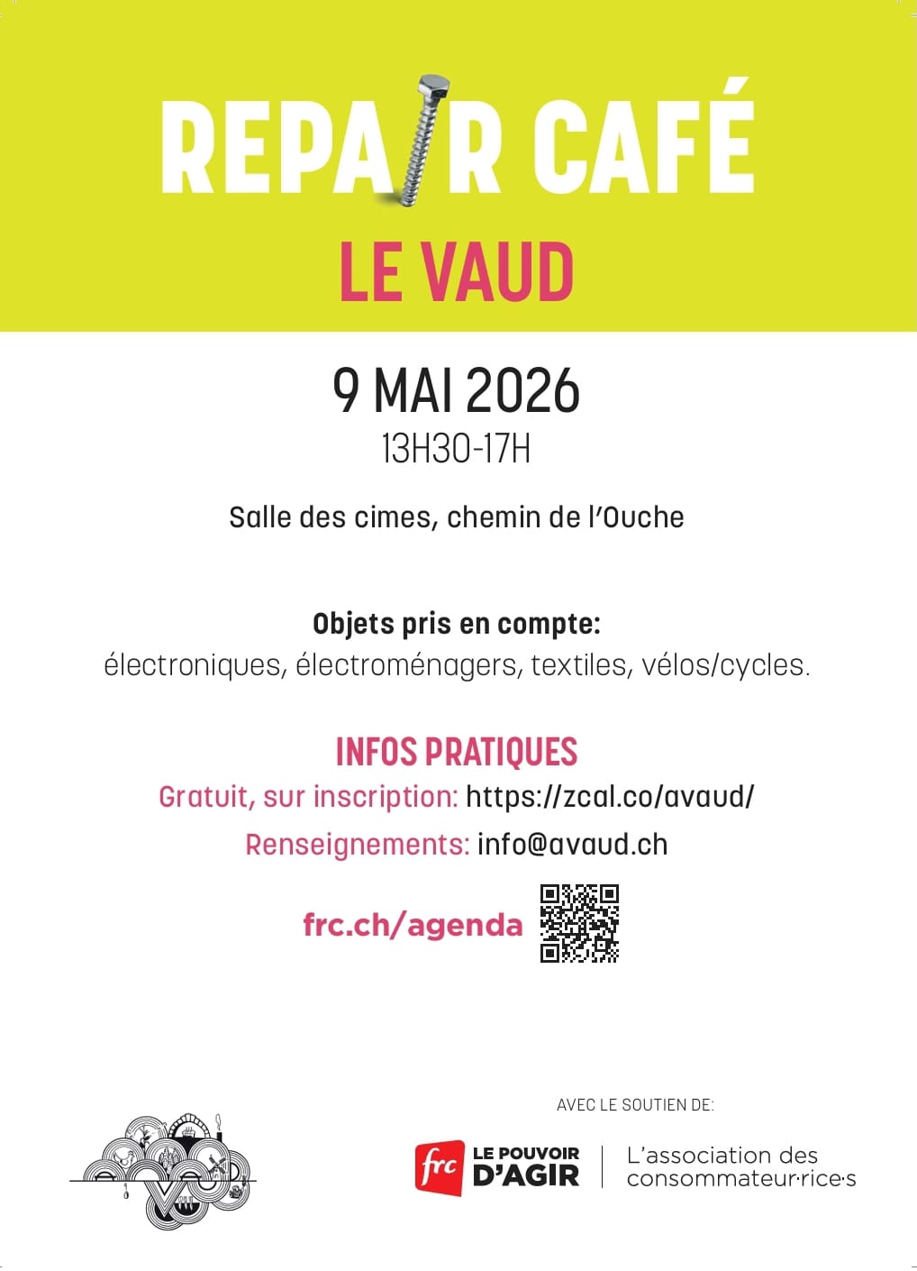 Repair café à la salle des Cimes