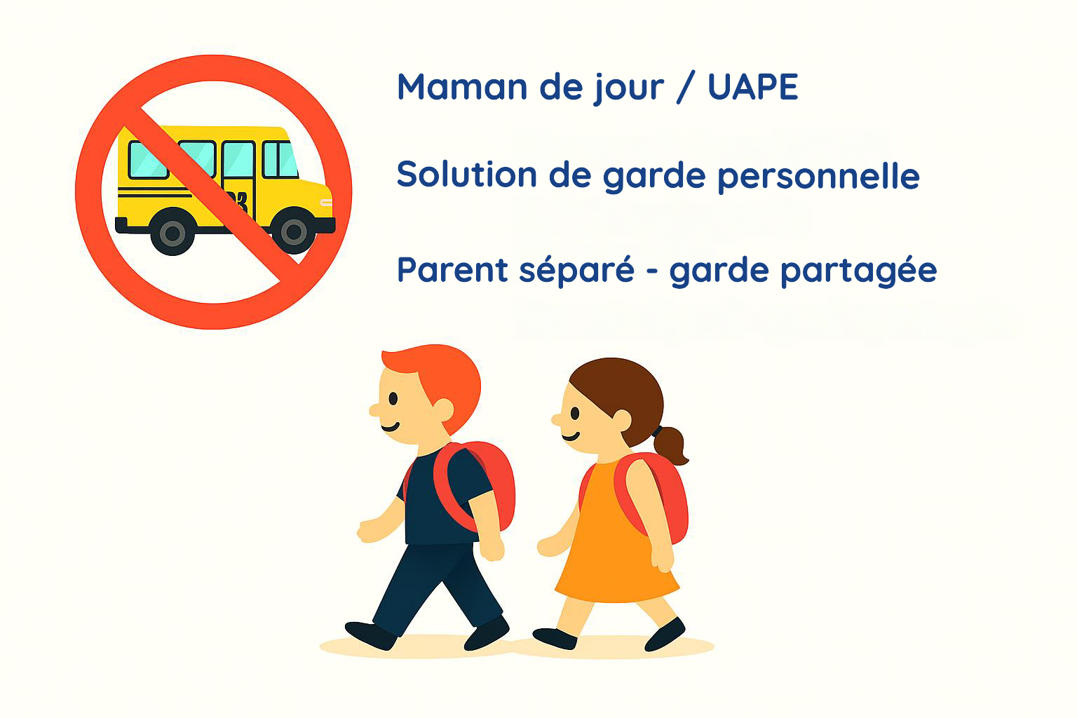 🚗 Important – Fin des transports parascolaires dès la rentrée 2026/2027