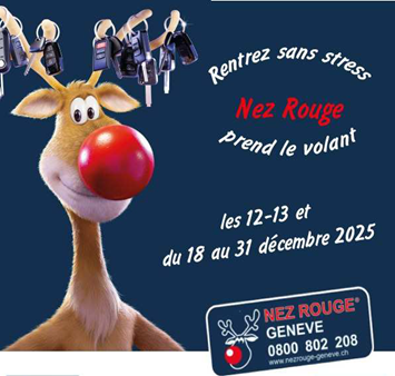 Rentrez sans stress, Nez Rouge prend le volant !