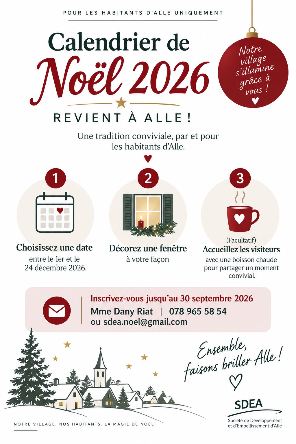 Calendrier de Noël 2026