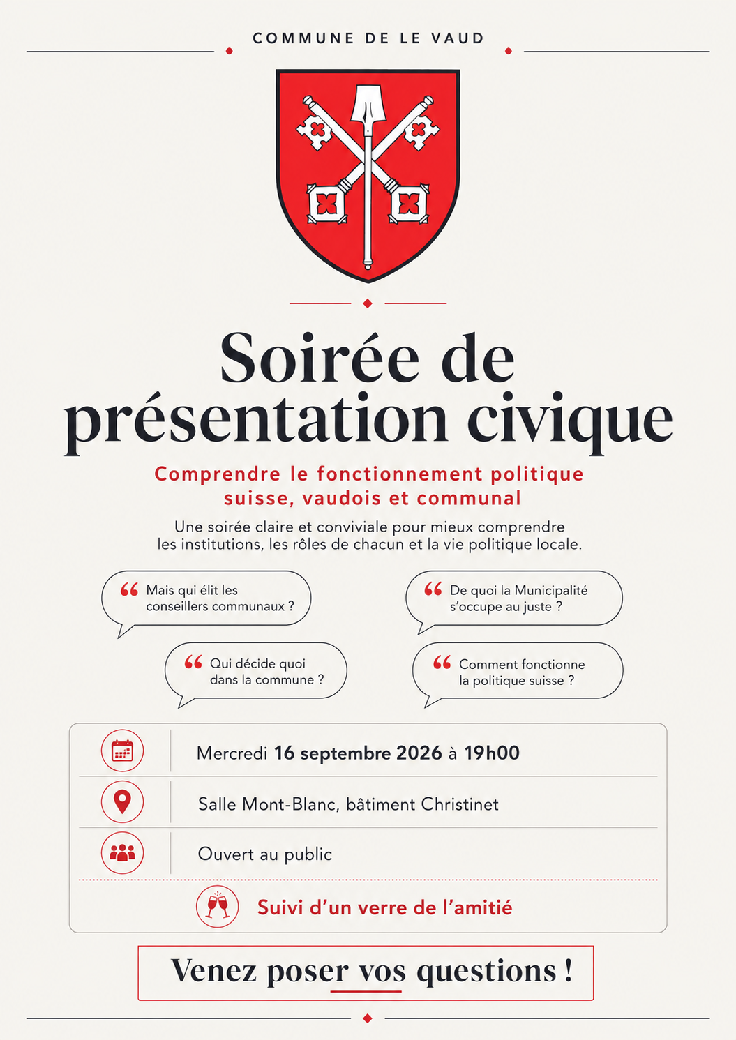 Soirée civique