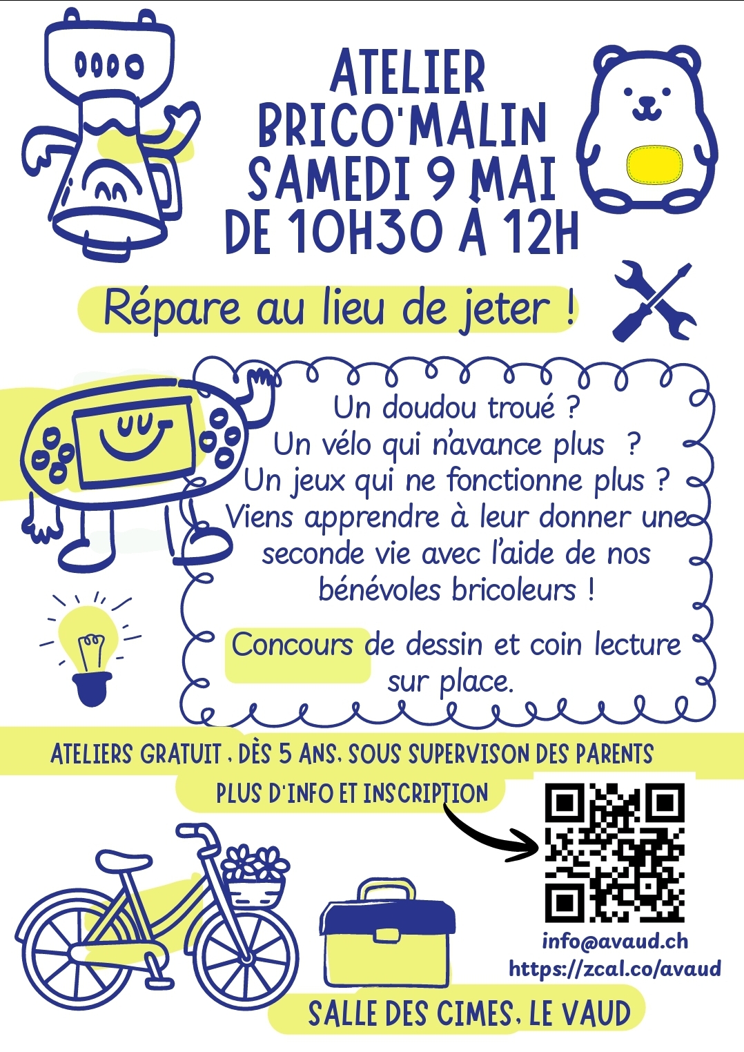 Atelier “Brico malin” – spécial enfants