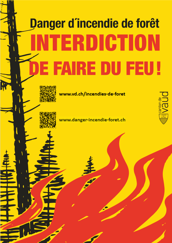 Interdiction d'allumer des feux et d'utiliser des engins pyrotechniques